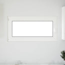 vidaXL Pinceablak RISOR 120 x 60 cm PVC és Üveg Fehér