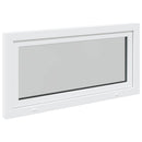 vidaXL Pinceablak RISOR 120 x 60 cm PVC és Üveg Fehér