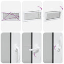 vidaXL Pinceablak RISOR 120 x 60 cm PVC és Üveg Fehér