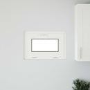 vidaXL Pinceablak RISOR 60 x 40 cm PVC és Üveg Fehér