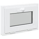 vidaXL Pinceablak RISOR 60 x 40 cm PVC és Üveg Fehér