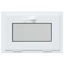 vidaXL Pinceablak RISOR 60 x 40 cm PVC és Üveg Fehér