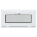 vidaXL Pinceablak RISOR 80 x 40 cm PVC és Üveg Fehér