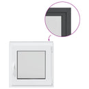 vidaXL Dönthető és forgatható pinceablak RISOR 50 x 50 cm PVC és Üveg