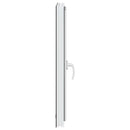 vidaXL Pinceablak RISOR 60 x 90 cm PVC és Üveg Antracitszürke