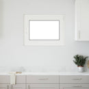 vidaXL Pinceablak RISOR 60 x 100 cm PVC és Üveg Antracitszürke