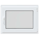 vidaXL Pinceablak RISOR 80 x 50 cm PVC és Üveg Antracitszürke