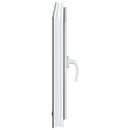vidaXL Pinceablak RISOR 80 x 50 cm PVC és Üveg Antracitszürke