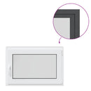vidaXL Pinceablak RISOR 90 x 60 cm PVC és Üveg Antracitszürke