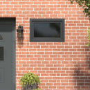 vidaXL Pinceablak RISOR 90 x 60 cm PVC és Üveg Antracitszürke