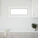 vidaXL Pinceablak RISOR 100 x 50 cm PVC és Üveg Antracitszürke