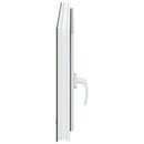 vidaXL Pinceablak RISOR 100 x 50 cm PVC és Üveg Antracitszürke