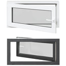 vidaXL Dönthető és forgatható pinceablak RISOR 100 x 50 cm PVC és Üveg