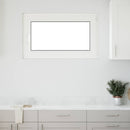 vidaXL Pinceablak RISOR 100 x 70 cm PVC és Üveg Antracitszürke