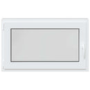 vidaXL Pinceablak RISOR 100 x 70 cm PVC és Üveg Antracitszürke