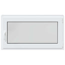 vidaXL Pinceablak RISOR 110 x 60 cm PVC és Üveg Antracitszürke