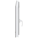 vidaXL Pinceablak RISOR 110 x 60 cm PVC és Üveg Antracitszürke