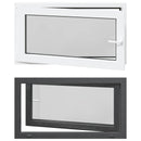 vidaXL Dönthető és forgatható pinceablak RISOR 110 x 70 cm PVC és Üveg