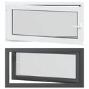 vidaXL Dönthető és forgatható pinceablak RISOR 120 x 60 cm PVC és Üveg