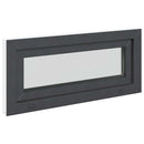 vidaXL Pinceablak RISOR 90 x 40 cm PVC és Üveg Antracitszürke