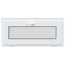 vidaXL Pinceablak RISOR 90 x 40 cm PVC és Üveg Antracitszürke