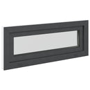 vidaXL Pinceablak RISOR 110 x 40 cm PVC és Üveg Antracitszürke