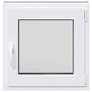 vidaXL Dönthető és forgatható pinceablak RISOR 50 x 50 cm PVC és Üveg
