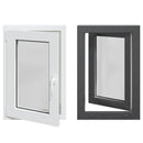 vidaXL Dönthető és forgatható pinceablak RISOR 50 x 75 cm PVC és Üveg