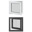 vidaXL Dönthető és forgatható pinceablak RISOR 60 x 60 cm PVC és Üveg