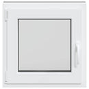 vidaXL Dönthető és forgatható pinceablak RISOR 60 x 60 cm PVC és Üveg