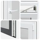vidaXL Dönthető és forgatható pinceablak RISOR 60 x 90 cm PVC és Üveg