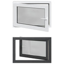 vidaXL Dönthető és forgatható pinceablak RISOR 90 x 70 cm PVC és Üveg