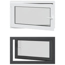 vidaXL Dönthető és forgatható pinceablak RISOR 100 x 60 cm PVC és Üveg