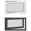 vidaXL Dönthető és forgatható pinceablak RISOR 100 x 70 cm PVC és Üveg