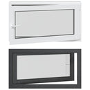 vidaXL Dönthető és forgatható pinceablak RISOR 110 x 50 cm PVC és Üveg
