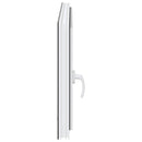 vidaXL Pinceablak RISOR 120 x 60 cm PVC és Üveg Antracitszürke