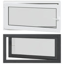 vidaXL Dönthető és forgatható pinceablak RISOR 120 x 60 cm PVC és Üveg