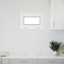 vidaXL Pinceablak RISOR 60 x 40 cm PVC és Üveg Antracitszürke
