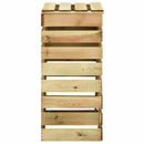 vidaXL Rácsos Kerti Komposztáló 2 pcs Zöld 110 x 58 x 113 cm