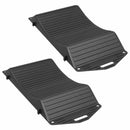 vidaXL Gumiabroncs Megtakarítók 2 db Fekete 44 x 20 x 4 cm PP