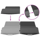 vidaXL Gumiabroncs Megtakarítók 2 db Fekete 44 x 20 x 4 cm PP