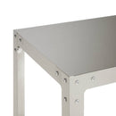 vidaXL Ültetőasztal 60 x 40 x 80 cm Rozsdamentes Acél Ezüst