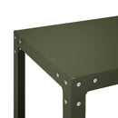 vidaXL Ültetőasztal 80 x 50 x 80 cm Porszórt acél Olajzöld