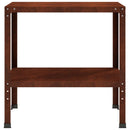 vidaXL Ültetőasztal 60 x 50 x 80 cm Időjárásálló Acél Rozsdás