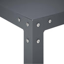 vidaXL Ültetőasztal 100 x 50 x 104 cm Porszórt acél Antracitszürke