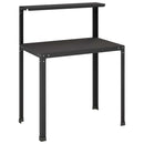 vidaXL Ültetőasztal 80 x 50 x 104 cm Porszórt acél Fekete