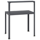 vidaXL Ültetőasztal 60 x 50 x 104 cm Porszórt acél Antracitszürke
