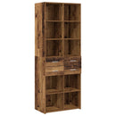 vidaXL Könyvszekrény Antik fa 30 x 42.4 x 185.2 cm