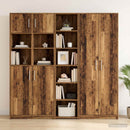 vidaXL Széf Antik Fa 40 x 41 x 185 cm Szerelt Fa