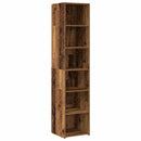vidaXL Széf Antik Fa 40 x 41 x 185 cm Szerelt Fa